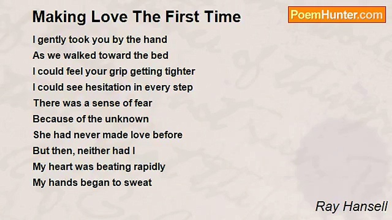 Ray Hansell - Making Love The First Time