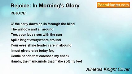 Almedia Knight Oliver - Rejoice: In Morning's Glory