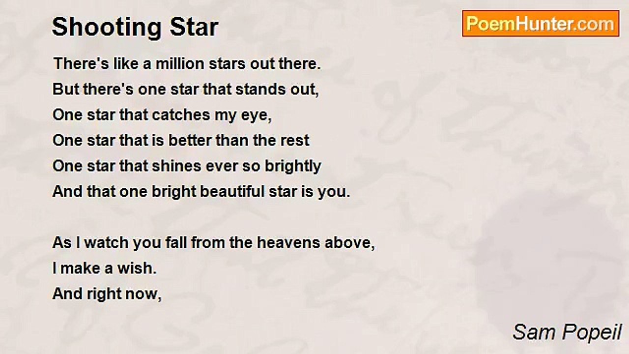 Sam Popeil - Shooting Star