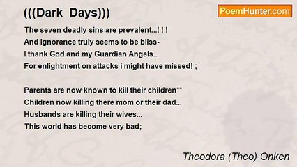 Theodora (Theo) Onken - (((Dark  Days)))
