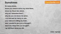 rinki nandy - Sunshines