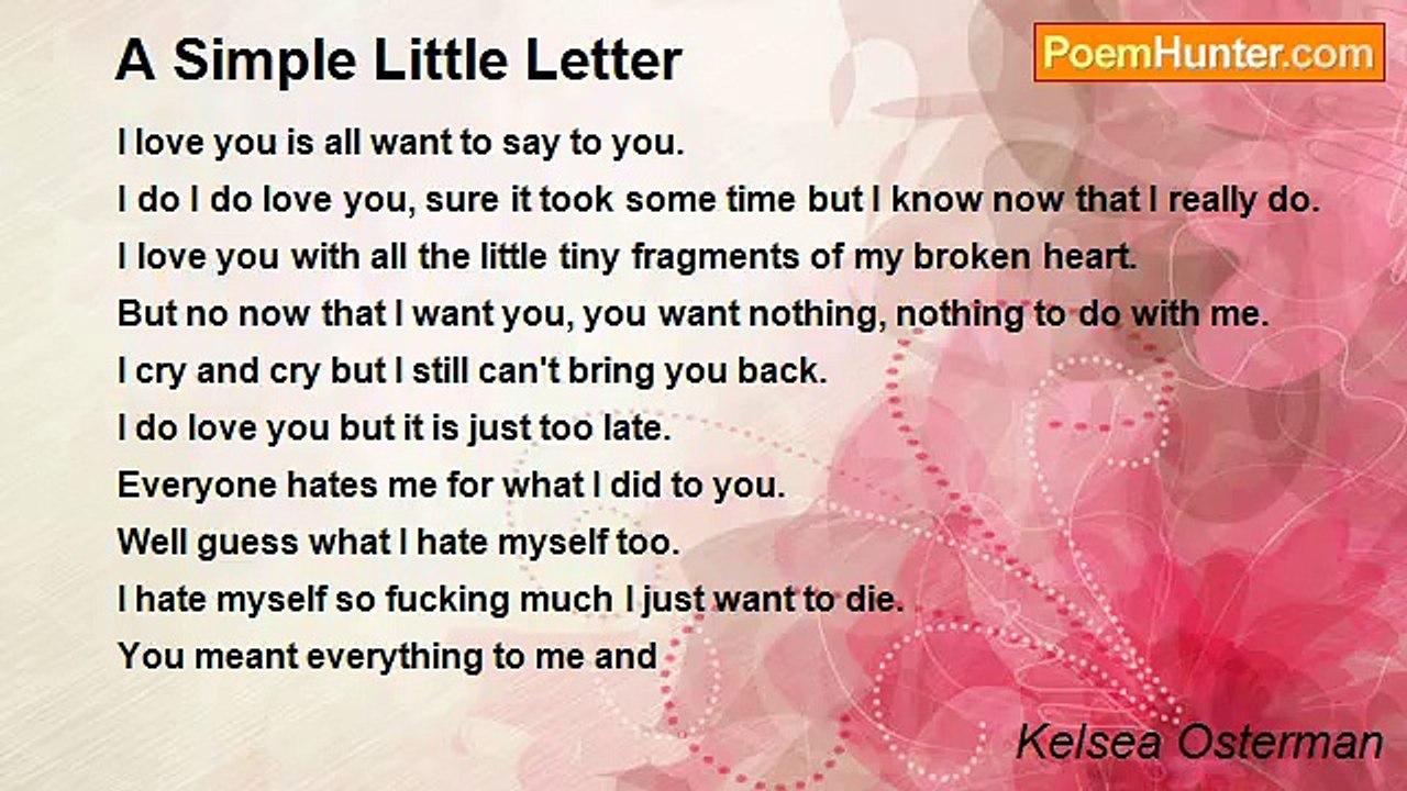 Kelsea Osterman - A Simple Little Letter