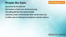 RENATA GIERS - People like trees
