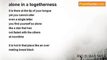 RIC S. BASTASA - alone in a togetherness