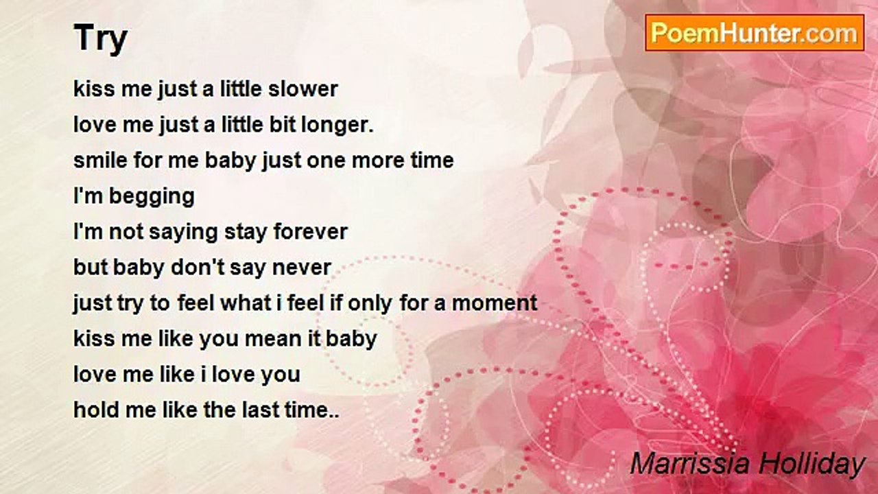 Marrissia Holliday - Try