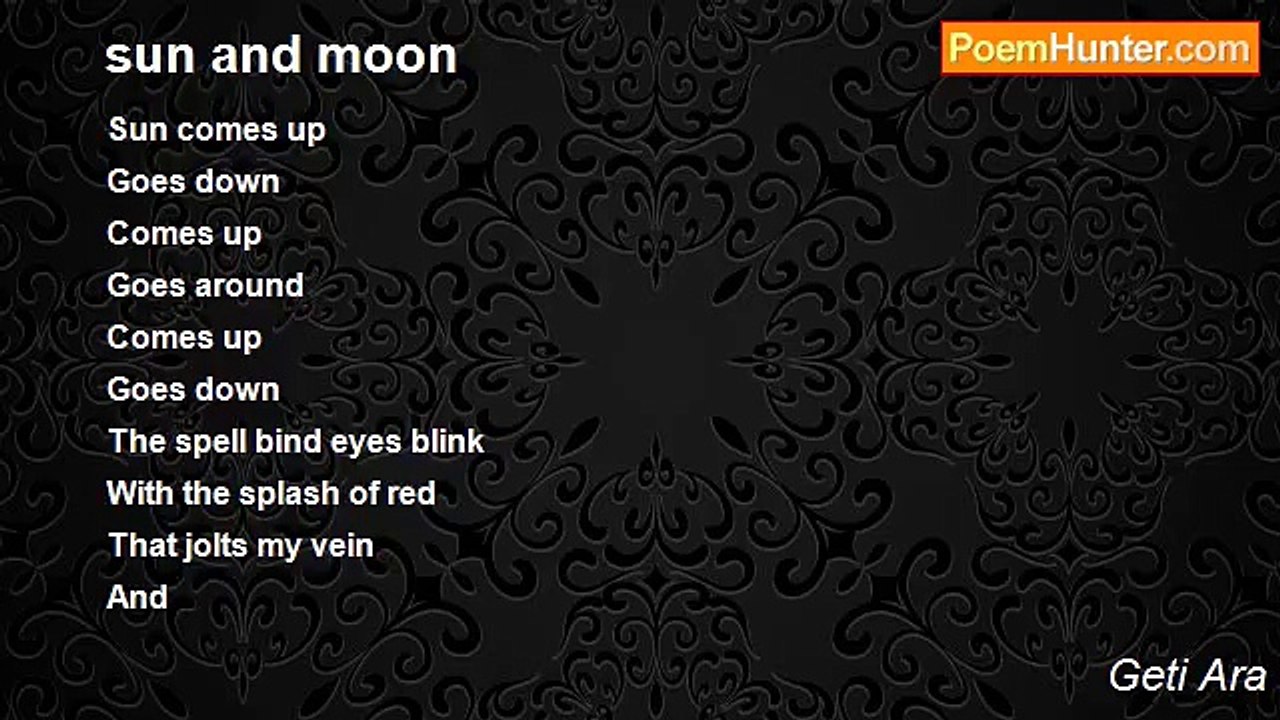 Geti Ara - sun and moon