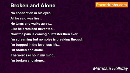 Marrissia Holliday - Broken and Alone