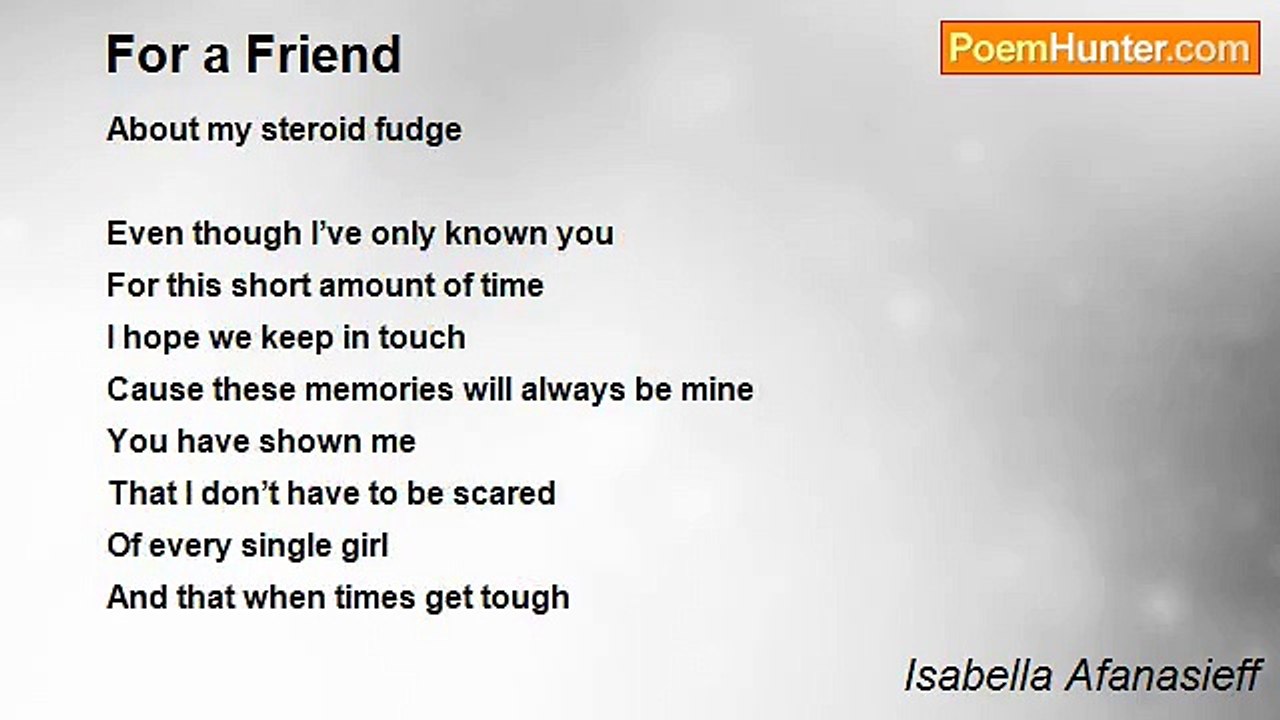 Isabella Afanasieff - For a Friend