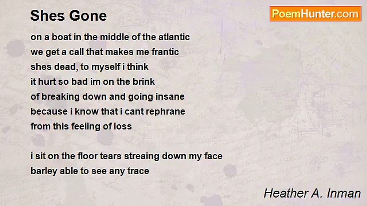 Heather A. Inman - Shes Gone