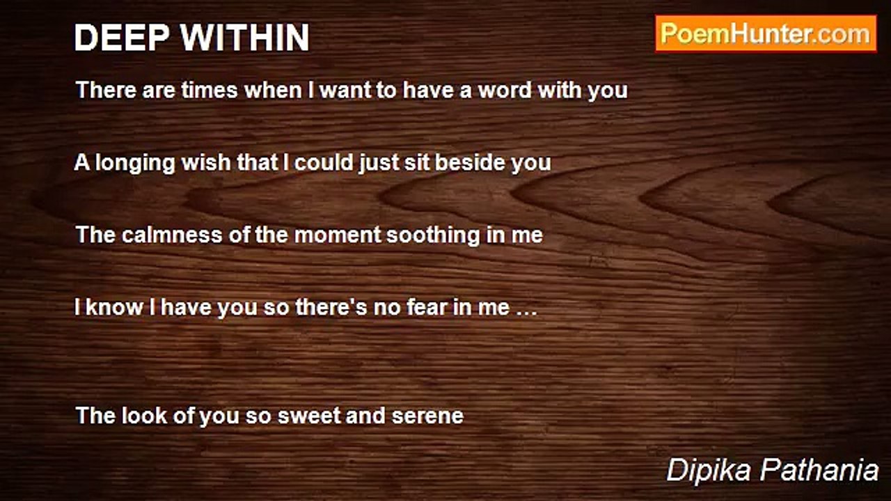 Dipika Pathania - DEEP WITHIN