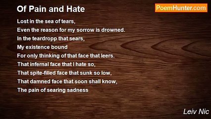 Leiv Nic - Of Pain and Hate