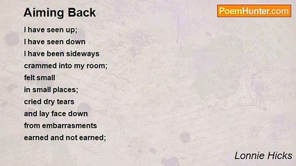 Lonnie Hicks - Aiming Back