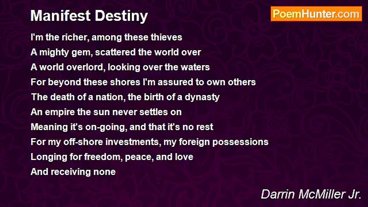 Darrin McMiller Jr. - Manifest Destiny