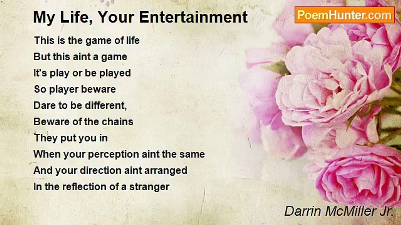 Darrin McMiller Jr. - My Life, Your Entertainment