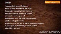 AURORA BANNECKJ - andy