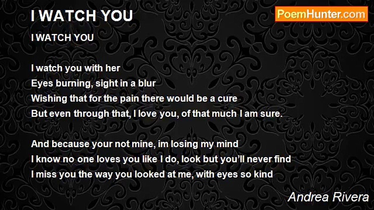 Andrea Rivera - 	I WATCH YOU