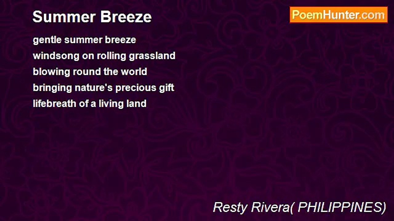 Resty Rivera( PHILIPPINES) - 	 Summer Breeze