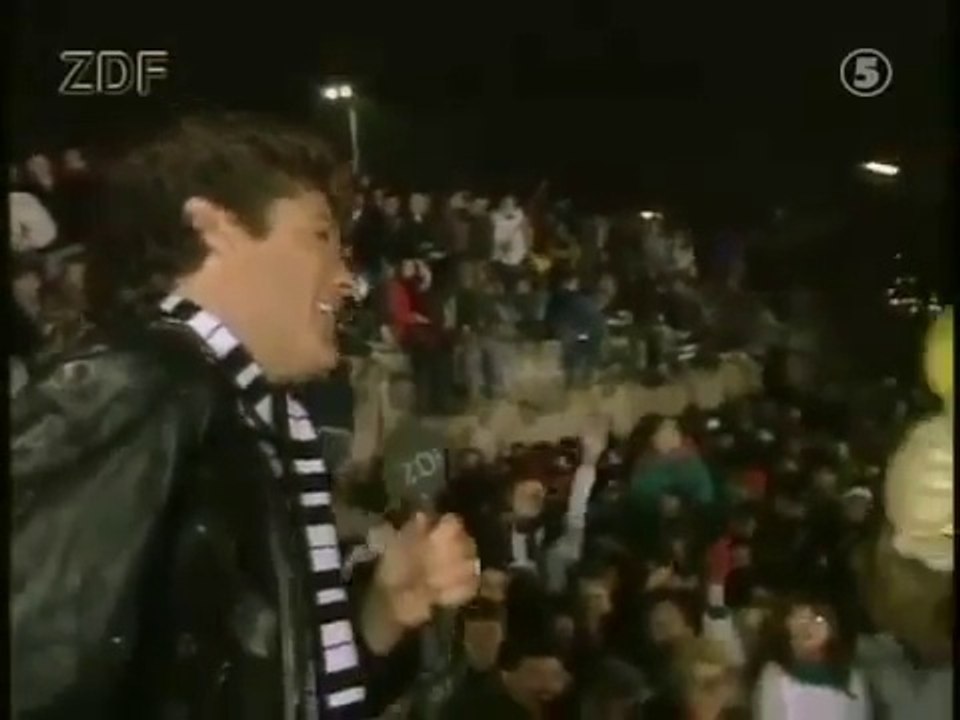 Mur de Berlin 1989 - David Hasselhoff