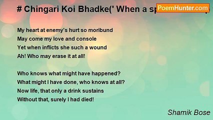 Shamik Bose - # Chingari Koi Bhadke(' When a spark flares up the woods')