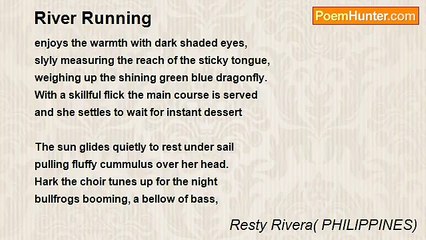 Resty Rivera( PHILIPPINES) - 	 River Running