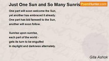 Gita Ashok - Just One Sun and So Many Sunrises