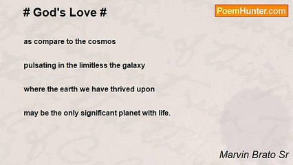Marvin Brato Sr - # God's Love #
