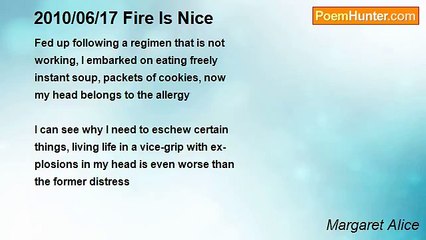 Margaret Alice - 2010/06/17 Fire Is Nice