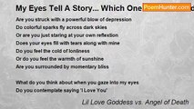 Lil Love Goddess vs. Angel of Death - My Eyes Tell A Story... Which One Are You Reading