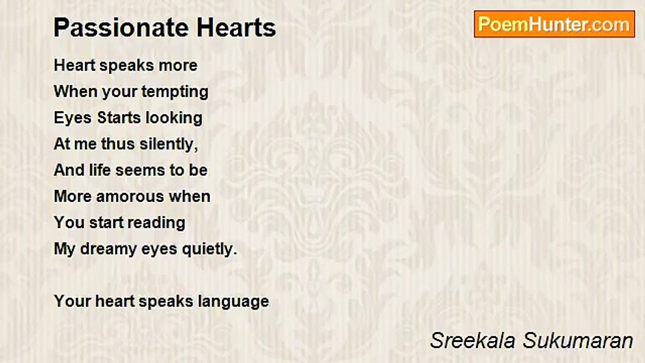 Sreekala Sukumaran - Passionate Hearts