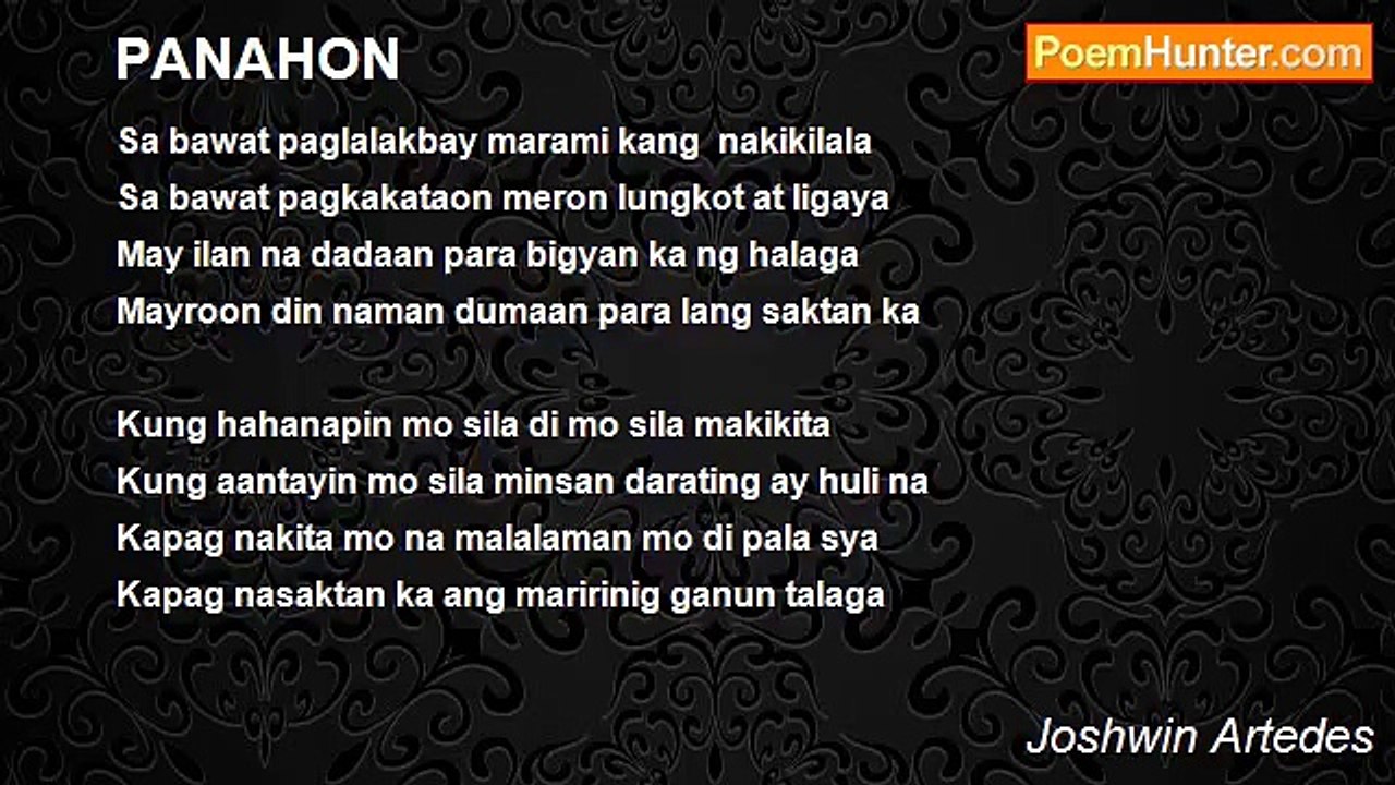 Joshwin Artedes - PANAHON