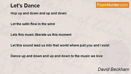 David Beckham - Let's Dance