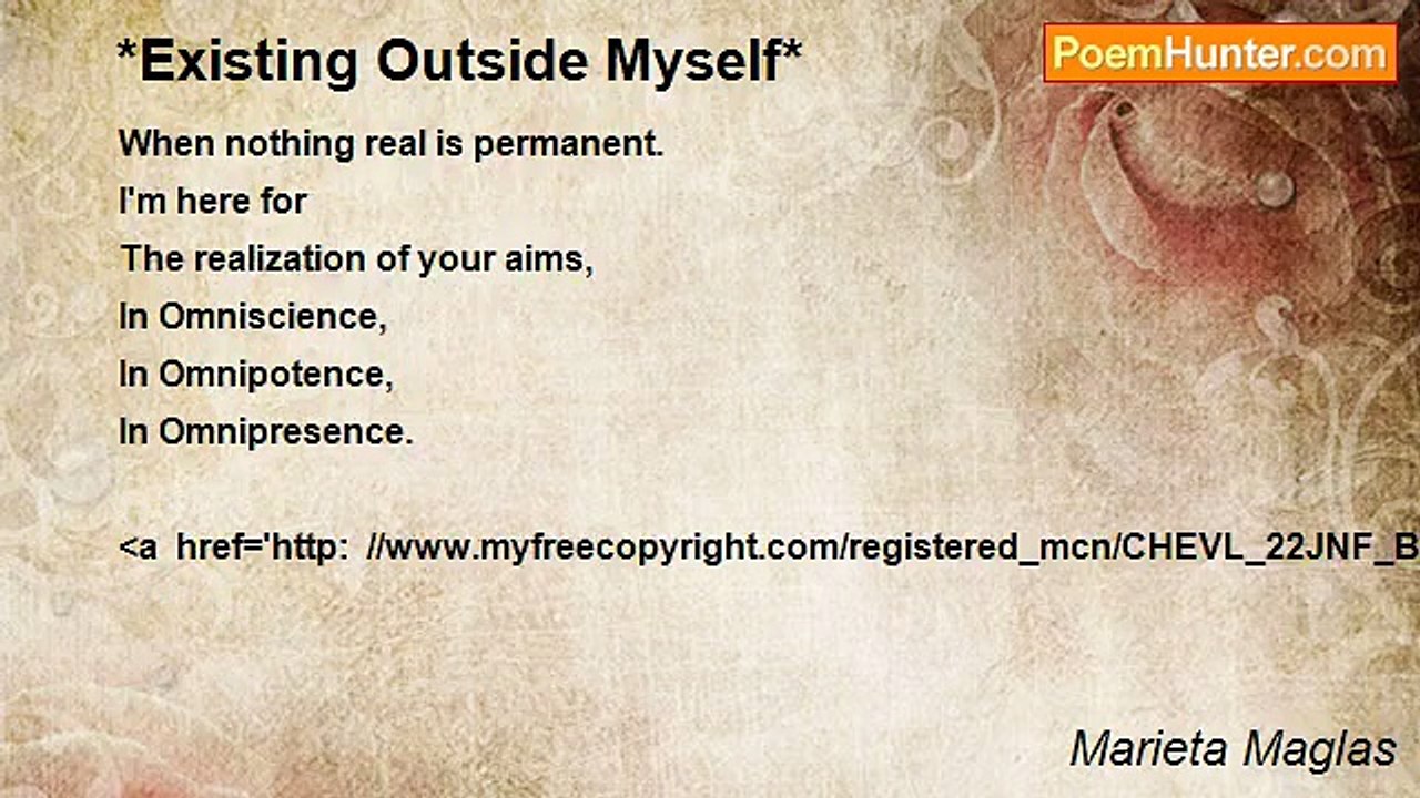Marieta Maglas - *Existing Outside Myself*