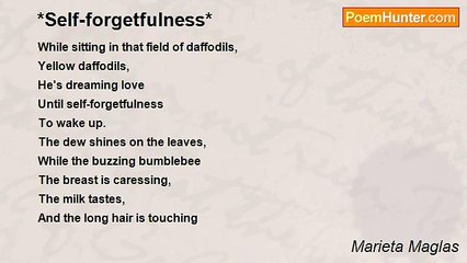 Marieta Maglas - *Self-forgetfulness*