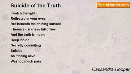 Cassandra Hooper - Suicide of the Truth