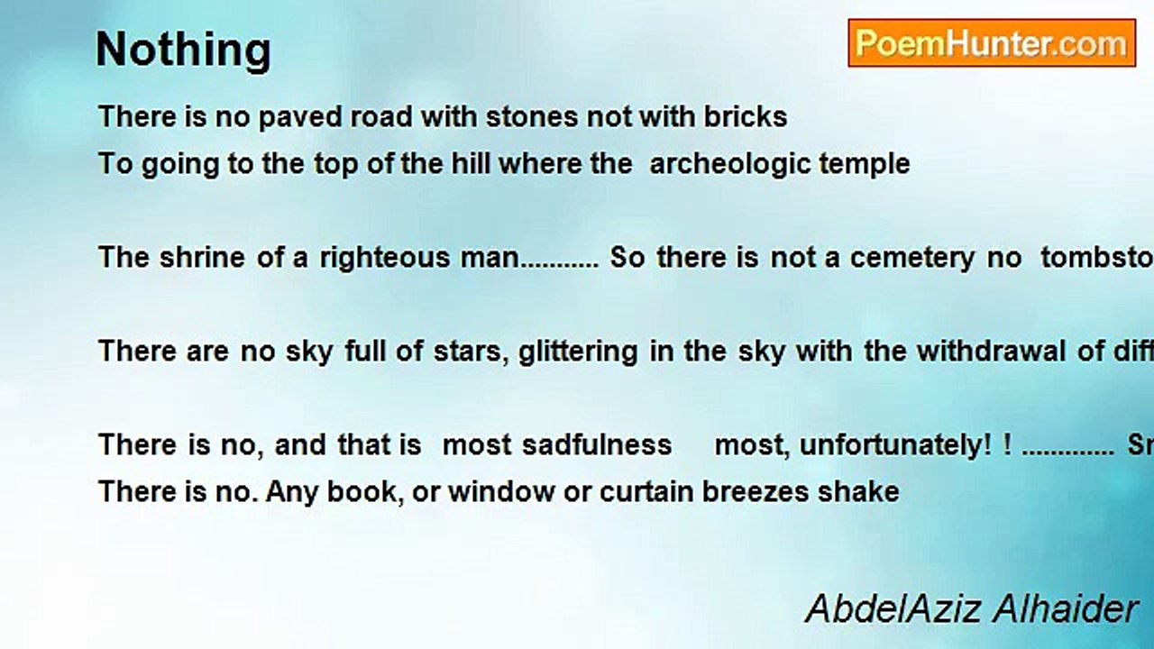 AbdelAziz Alhaider - Nothing