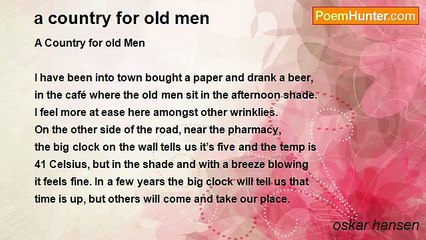 oskar hansen - a country for old men