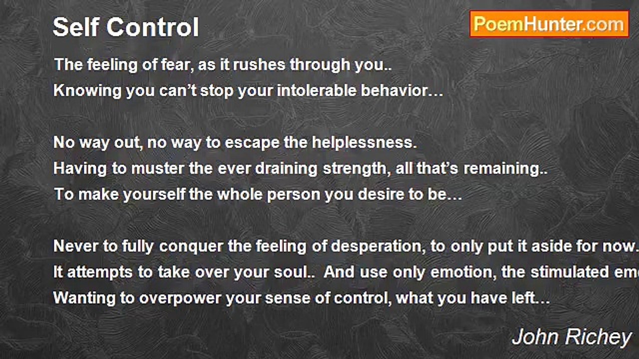 John Richey - Self Control