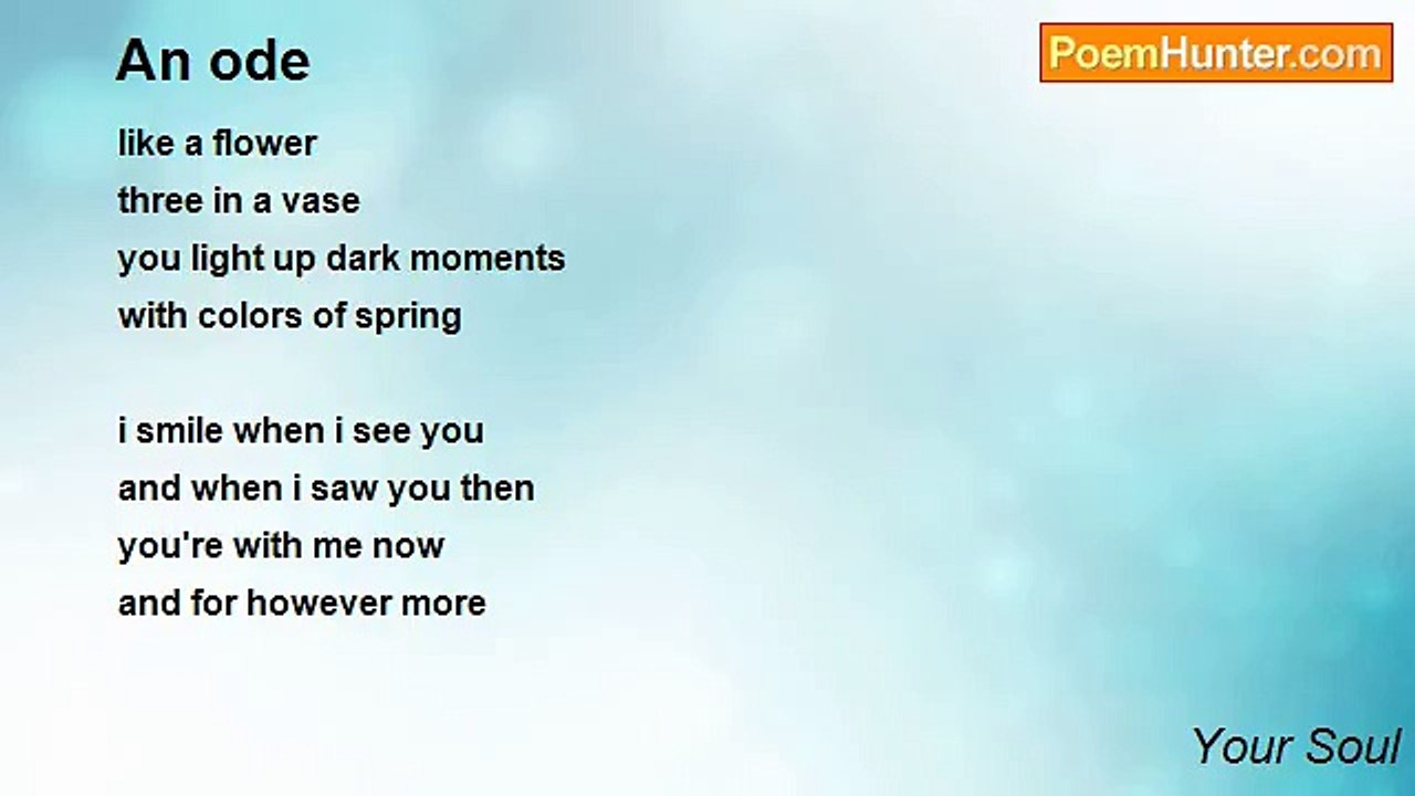 Your Soul - An ode