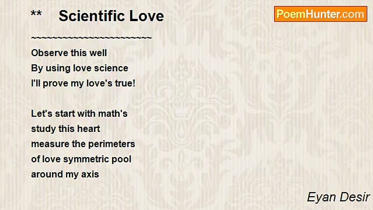 Eyan Desir - **    Scientific Love