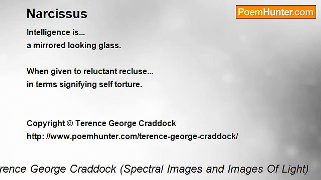 Terence George Craddock (Spectral Images and Images Of Light) - Narcissus