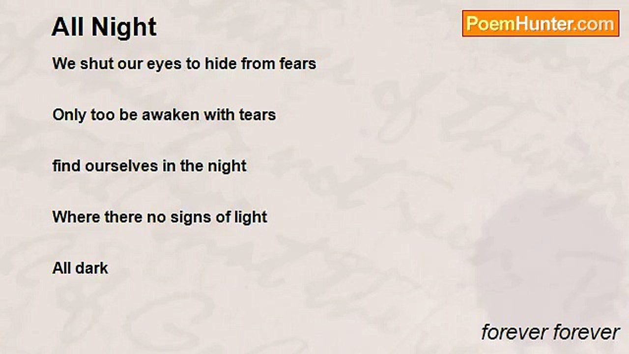 forever forever - All Night