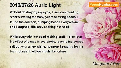 Margaret Alice - 2010/07/26 Auric Light
