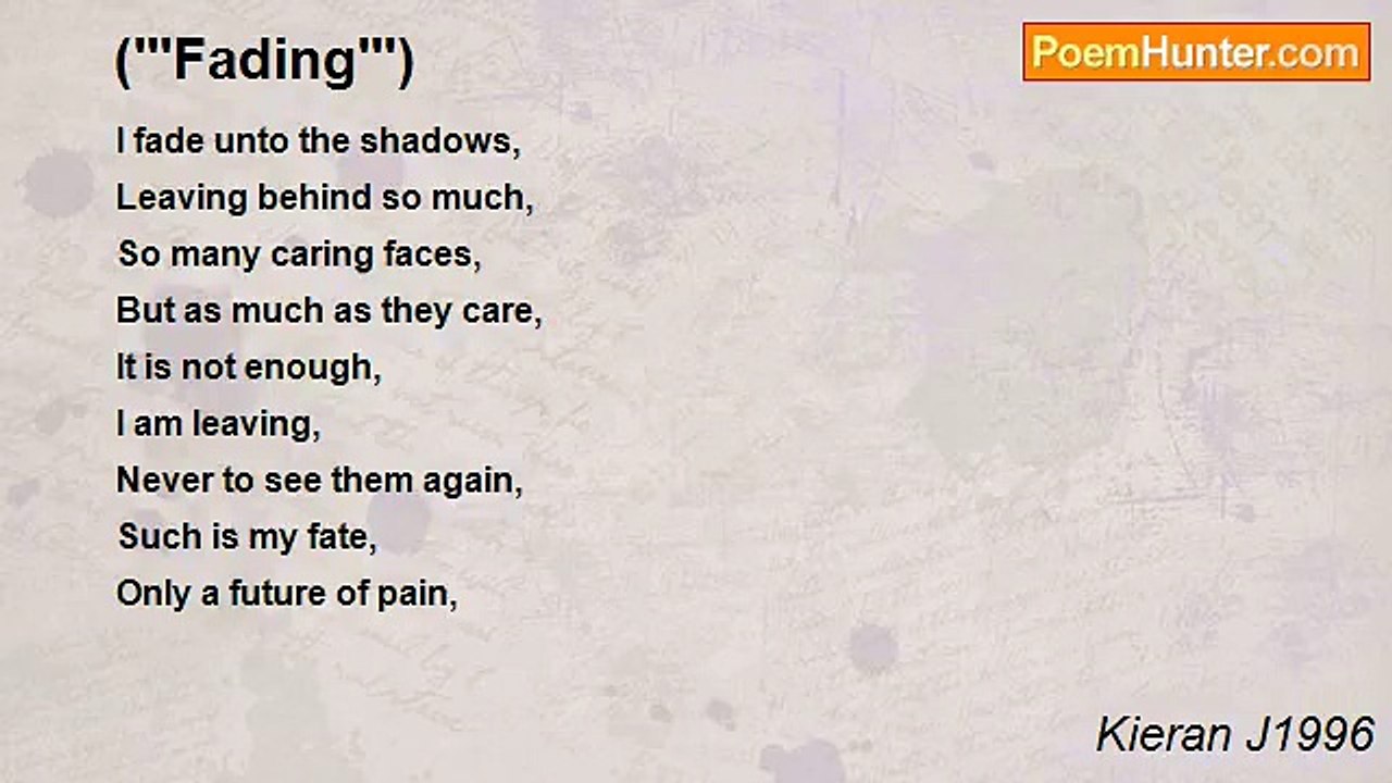 Kieran J1996 - ('''Fading''')
