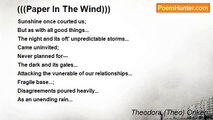 Theodora (Theo) Onken - (((Paper In The Wind)))
