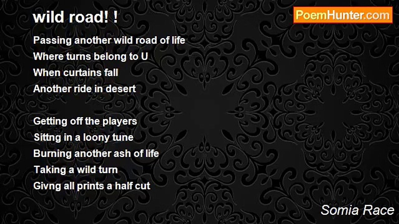 Somia Race - wild road! !