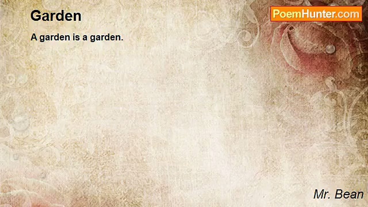 Mr. Bean - Garden