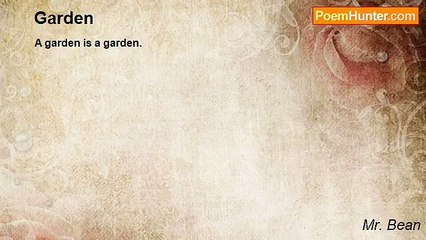 Mr. Bean - Garden