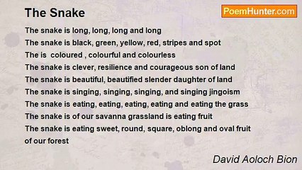 David Aoloch Bion - The Snake