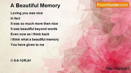Ray Hansell - A Beautiful Memory