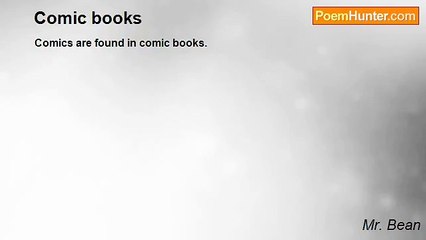 Mr. Bean - Comic books